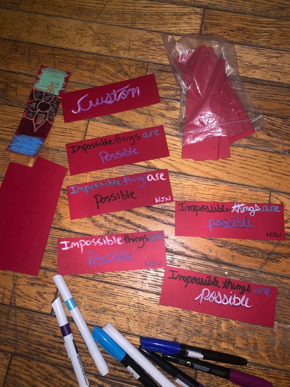 Customize bookmarks art by me 2 for 10 - Picture 2 of 9